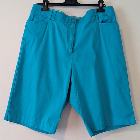 Ocean Blue Women's Cotton Shorts - Picture 1 of 4